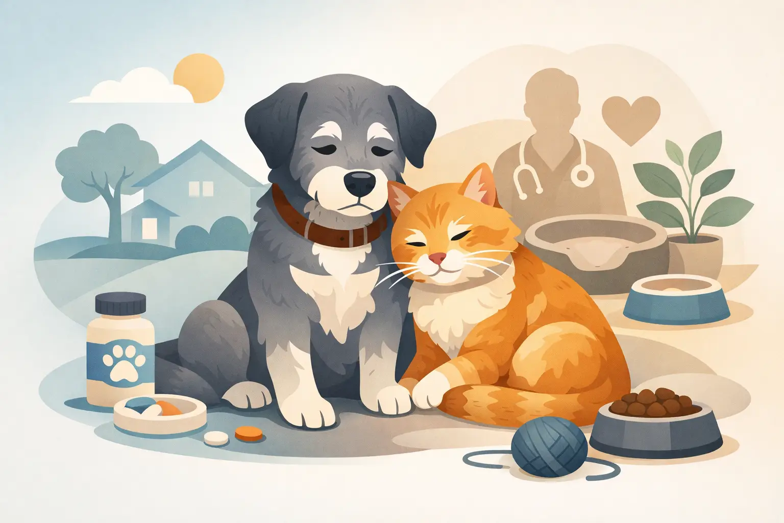 Senior Pet Care for Dogs and Cats as They Age